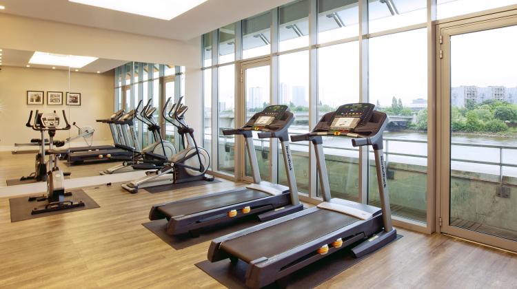 Salle fitness de l'hôtel Residhome