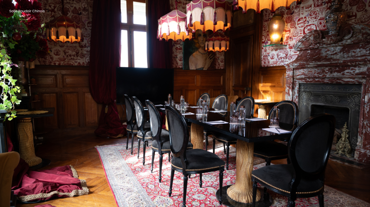 Salle Boudoir Chinois - Château de Maubreuil